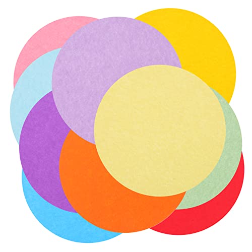 BEBEMOKO 100Blätter Faltpapier Runde Origami Papierblätter Farben für DIY Bastelprojekte und Erwachsene Schule und Aktivitäten von BEBEMOKO