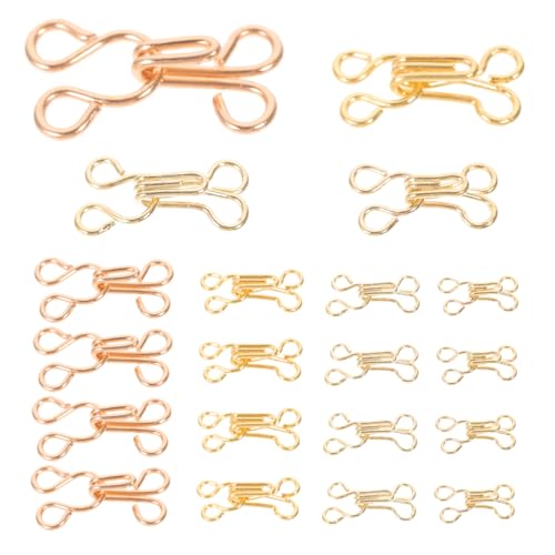 BEBEMOKO 100Paare Metall Haken Schnallen für Unterwäsche Kragenhaken und DIY Kleidung Praktische und Versteckte Verschlüsse für Nähprojekte und Bekleidungsanpassungen BEBEMOKO 100Paare Metall Haken Schnallen für Unterwäsche Kragenhaken und DIY Kleidung Praktische und Versteckte Verschlüsse für Nähprojekte und Bekleidungsanpassungen von BEBEMOKO