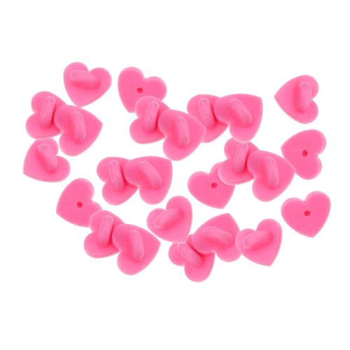 BEBEMOKO 100Stücke Herzförmige Brosche Basen Mit Gummiverschluss Und Stabiler Rückenhalterung Für Anstecknadeln Und DIY Bastelprojekte BEBEMOKO 100Stücke Herzförmige Brosche Basen Mit Gummiverschluss Und Stabiler Rückenhalterung Für Anstecknadeln Und DIY Bastelprojekte von BEBEMOKO