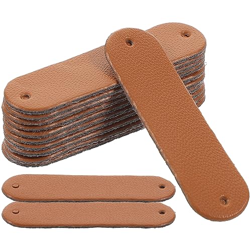 BEBEMOKO 100Stücke PU Lederetiketten für Handarbeiten Blanko Labels für Häkeln Stricken Nähen Verarbeitung für Kleidung Taschen und Mehr BEBEMOKO 100Stücke PU Lederetiketten für Handarbeiten Blanko Labels für Häkeln Stricken Nähen Verarbeitung für Kleidung Taschen und Mehr von BEBEMOKO