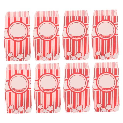 BEBEMOKO 100Stücke Popcorn Ölbeständige Papiertüten für Snacks für Partys Kino Süßigkeiten Popcorn Verpackungstaschen Bulk Popcorn Boxen BEBEMOKO 100Stücke Popcorn Ölbeständige Papiertüten für Snacks für Partys Kino Süßigkeiten Popcorn Verpackungstaschen Bulk Popcorn Boxen von BEBEMOKO