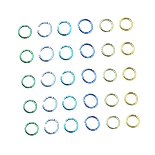 BEBEMOKO 1080 Stück Aluminium Offene Sprungringe für DIY Schmuckherstellung Bunte Verbindungselemente für Armbänder und Anhänger Vielseitige Bastelaccessoires BEBEMOKO 1080 Stück Aluminium Offene Sprungringe für DIY Schmuckherstellung Bunte Verbindungselemente für Armbänder und Anhänger Vielseitige Bastelaccessoires von BEBEMOKO