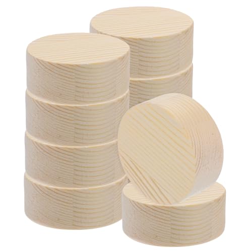 BEBEMOKO 10Stücke DIY Holzscheiben für Handgemalte Dekoration Runde Unlackierte Holzchips für Kinderprojekte und Bastelideen BEBEMOKO 10Stücke DIY Holzscheiben für Handgemalte Dekoration Runde Unlackierte Holzchips für Kinderprojekte und Bastelideen von BEBEMOKO