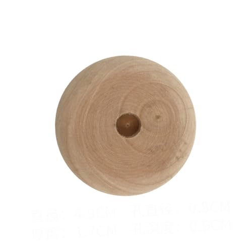 BEBEMOKO 10Stücke Holzräder Für DIY Spielzeugautos Handgemachte Bastelräder Holz Spielzeugzubehör Für Bastelprojekte von BEBEMOKO