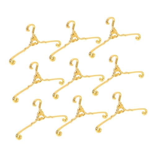 BEBEMOKO 10pcs Puppenhaus Kleiderbügel Mini Puppen Kleidung Kleiderbügel Kleiderständer Reborn Puppen Reborn Puppen Reborn Puppen Reborn Doll Zubehör Kleidung Hängeregal Goldenes Metall BEBEMOKO 10pcs Puppenhaus Kleiderbügel Mini Puppen Kleidung Kleiderbügel Kleiderständer Reborn Puppen Reborn Puppen Reborn Puppen Reborn Doll Zubehör Kleidung Hängeregal Goldenes Metall von BEBEMOKO