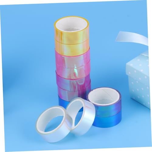 BEBEMOKO 12 Rollen Regenbogen Film Tape Wasserfestes Dekoratives Klebeband mit Hoher Klebkraft pro Farbe Weiß Blau Gelb Rosé Lila für Scrapbooking DIY Basteln und Geschenkverpackung BEBEMOKO 12 Rollen Regenbogen Film Tape Wasserfestes Dekoratives Klebeband mit Hoher Klebkraft pro Farbe Weiß Blau Gelb Rosé Lila für Scrapbooking DIY Basteln und Geschenkverpackung von BEBEMOKO
