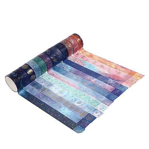BEBEMOKO 12 Rollen Washi Tape Nacht Sky Dekoratives Klebeband für Diy Bastelprojekte Scrapbooking und Gestaltung Leicht Einfach zu Verwenden und Rückstandsfrei Entfernbar BEBEMOKO 12 Rollen Washi Tape Nacht Sky Dekoratives Klebeband für Diy Bastelprojekte Scrapbooking und Gestaltung Leicht Einfach zu Verwenden und Rückstandsfrei Entfernbar von BEBEMOKO