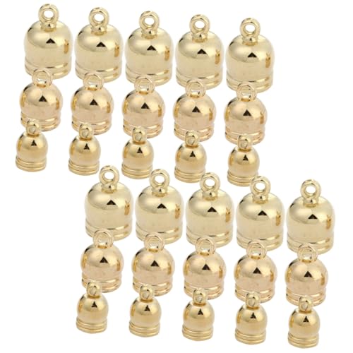 BEBEMOKO 120 Stück Teiliges Tassel End Caps aus Langlebigem Vielseitige Kordelenden für Armband Halskette Schmuckherstellung Innendurchmesser Tragbar und Retro stilvoll für DIY Schmuck BEBEMOKO 120 Stück Teiliges Tassel End Caps aus Langlebigem Vielseitige Kordelenden für Armband Halskette Schmuckherstellung Innendurchmesser Tragbar und Retro stilvoll für DIY Schmuck von BEBEMOKO