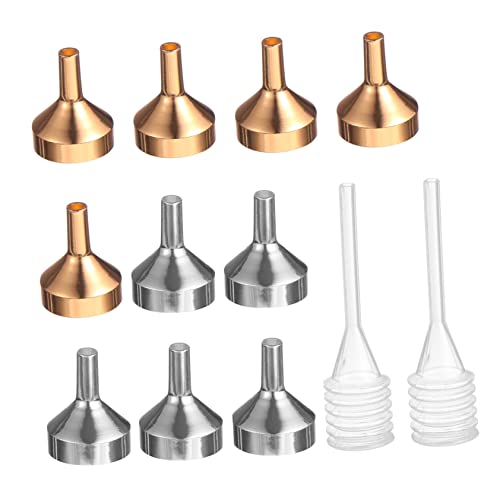 BEBEMOKO 12Stücke Metalltrichter Set Mini für Ätherisches Parfümöl Umfüllen von Flüssigkeiten Kleine Flaschen Langlebig und Vielseitig Einsetzbar BEBEMOKO 12Stücke Metalltrichter Set Mini für Ätherisches Parfümöl Umfüllen von Flüssigkeiten Kleine Flaschen Langlebig und Vielseitig Einsetzbar von BEBEMOKO