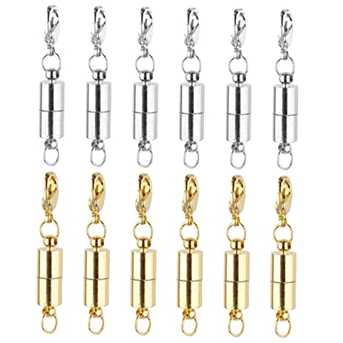 BEBEMOKO 12Stücke Teiliges Magnetische Schmuckverschlüsse Magnetverschluss Für Halsketten Und Armbänder DIY Schmuckdesign Und Einfach Zu Installieren von BEBEMOKO