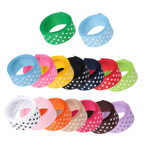 BEBEMOKO 16 Stück Polyester Grossgrain Bänder mit DIY Haarschmuck und Geschenkverpackung für Bastelarbeiten und Festdekorationen BEBEMOKO 16 Stück Polyester Grossgrain Bänder mit DIY Haarschmuck und Geschenkverpackung für Bastelarbeiten und Festdekorationen von BEBEMOKO