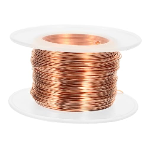 BEBEMOKO 1Rolle Fuß Weicher Kupferdraht für Schmuckherstellung Bastelprojekte Gartenbedarf DIY Kunst Elektroplating und Wissenschaftliche Anwendungen BEBEMOKO 1Rolle Fuß Weicher Kupferdraht für Schmuckherstellung Bastelprojekte Gartenbedarf DIY Kunst Elektroplating und Wissenschaftliche Anwendungen von BEBEMOKO