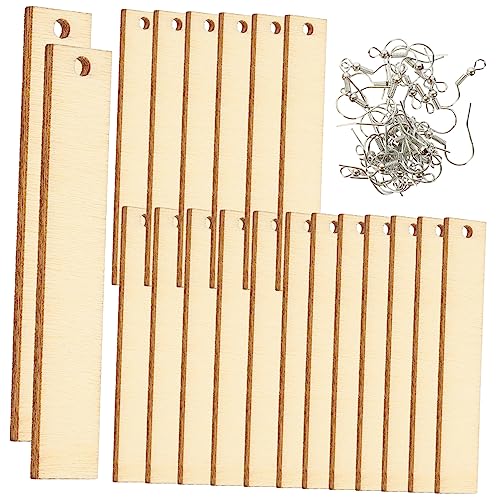 BEBEMOKO 1Satz DIY Holz Ohrringe Unvollendete Holz Ohrringe mit Ohrhaken für Basteln Sicher und Langlebig für Designs und Persönliche Stile BEBEMOKO 1Satz DIY Holz Ohrringe Unvollendete Holz Ohrringe mit Ohrhaken für Basteln Sicher und Langlebig für Designs und Persönliche Stile von BEBEMOKO