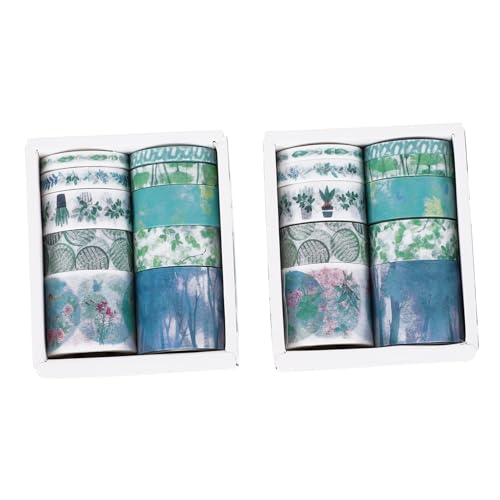 BEBEMOKO 2 Handbuch-aufkleber Süßes Band Klebrig Abdeckung Für Dünn Farbig Party Diy Liefert Dekorativ Streifen Scrapbook-washi-tape Scrapbooking-klebeband Hübsches Washi-tape Green Papier BEBEMOKO 2 Handbuch-aufkleber Süßes Band Klebrig Abdeckung Für Dünn Farbig Party Diy Liefert Dekorativ Streifen Scrapbook-washi-tape Scrapbooking-klebeband Hübsches Washi-tape Green Papier von BEBEMOKO