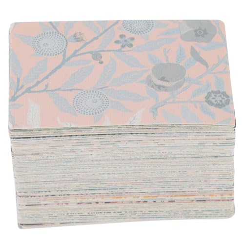 BEBEMOKO 2 Packungen Retro -Handbuchmaterial Karten gepunktet Grußkarte zum Geburtstag Retro-Handbuch-Memo Papiernotiz Nachrichtenpapier kleines Sammelbuch Weißer Karton von BEBEMOKO