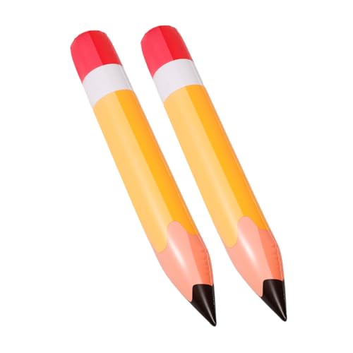 BEBEMOKO 2 Stück Aufblasbare PVC Bleistift Deko Orange Schulanfang Klassenzimmer Party Deko Langlebig Wiederverwendbar Lustig für Zurück zur Schule Luftballons BEBEMOKO 2 Stück Aufblasbare PVC Bleistift Deko Orange Schulanfang Klassenzimmer Party Deko Langlebig Wiederverwendbar Lustig für Zurück zur Schule Luftballons von BEBEMOKO