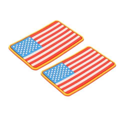 BEBEMOKO 2 Stück Aufnäher mit Amerikanischem Flaggen Design für Kleidung und Taschen Langlebige Hautfreundliche Dekoration für Rucksäcke und Bekleidung BEBEMOKO 2 Stück Aufnäher mit Amerikanischem Flaggen Design für Kleidung und Taschen Langlebige Hautfreundliche Dekoration für Rucksäcke und Bekleidung von BEBEMOKO