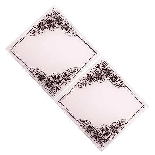 BEBEMOKO 2 Stück Prägeform Prägeschablonen Sammelalbum Prägeordner Fotoalbum Prägung Stanzteile Für Die Kartenherstellung Stanzformen Schablone Black BEBEMOKO 2 Stück Prägeform Prägeschablonen Sammelalbum Prägeordner Fotoalbum Prägung Stanzteile Für Die Kartenherstellung Stanzformen Schablone Black von BEBEMOKO