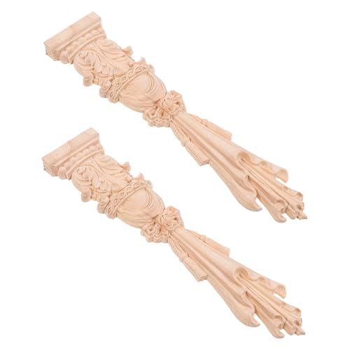 BEBEMOKO 2 Stück Retro Holzaufkleber Europäische Stil Holzdekoration für Schränke Türen und Wände Handgefertigte Ornamente für Zuhause BEBEMOKO 2 Stück Retro Holzaufkleber Europäische Stil Holzdekoration für Schränke Türen und Wände Handgefertigte Ornamente für Zuhause von BEBEMOKO