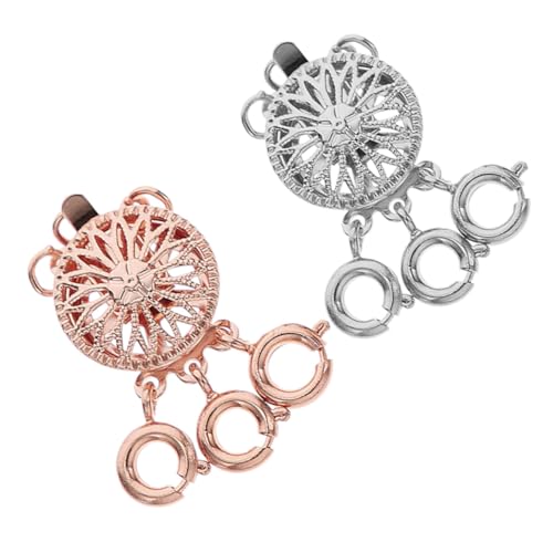 BEBEMOKO 2 Stück Schmuckverbinder für Armbänder Langlebige und Glänzende Schmuckverschlüsse Hochwertigem Material für Diy Projekte und Reparaturen Roségoldene und Silberne Ausführungen BEBEMOKO 2 Stück Schmuckverbinder für Armbänder Langlebige und Glänzende Schmuckverschlüsse Hochwertigem Material für Diy Projekte und Reparaturen Roségoldene und Silberne Ausführungen von BEBEMOKO