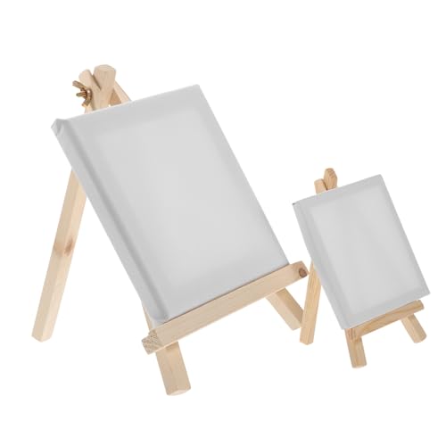 BEBEMOKO 2 Stücke Mini Staffelei Set mit Malleinwänden Multifunktionale Tischstaffelei für Künstler Zuhause Hochzeiten und Ausstellungen BEBEMOKO 2 Stücke Mini Staffelei Set mit Malleinwänden Multifunktionale Tischstaffelei für Künstler Zuhause Hochzeiten und Ausstellungen von BEBEMOKO