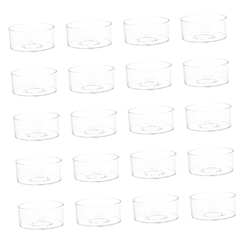 BEBEMOKO 20 Stück Candle Making Box Teiliges Feuerfestem Kunststoff für Diy Kerzenherstellung Wiederverwendbare Kerzendosen für Verschiedene Wachssorten für Bastelprojekte und BEBEMOKO 20 Stück Candle Making Box Teiliges Feuerfestem Kunststoff für Diy Kerzenherstellung Wiederverwendbare Kerzendosen für Verschiedene Wachssorten für Bastelprojekte und von BEBEMOKO