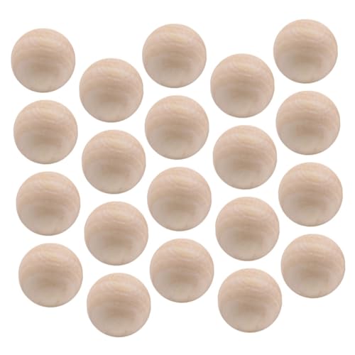 BEBEMOKO 20 Stück Lotus Holzperlen Unlackiert für DIY Malerei Bastelbedarf und Kreative Projekte Runde Glatte Holzkugeln für Schmuck und Dekoration BEBEMOKO 20 Stück Lotus Holzperlen Unlackiert für DIY Malerei Bastelbedarf und Kreative Projekte Runde Glatte Holzkugeln für Schmuck und Dekoration von BEBEMOKO