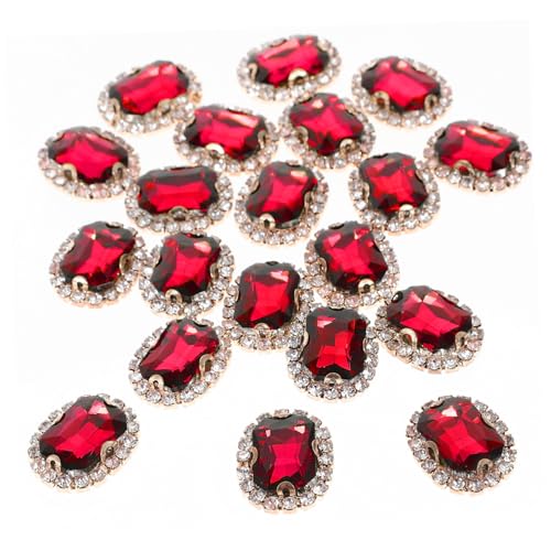 BEBEMOKO 20 Stück Strasssteine zum Aufnähen Glitzernde Diy Dekoration für Kleidung und Accessoires Handgemachte Bastelmaterialien Projekte BEBEMOKO 20 Stück Strasssteine zum Aufnähen Glitzernde Diy Dekoration für Kleidung und Accessoires Handgemachte Bastelmaterialien Projekte von BEBEMOKO