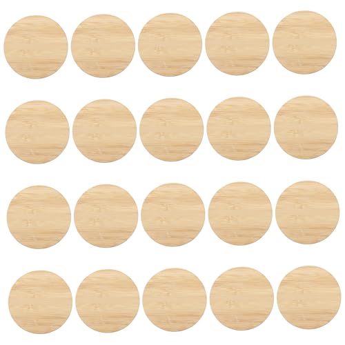 BEBEMOKO 20 Stück Teiliges Runde Unvollendete Bambusscheiben DIY Malen Basteln Glatte Oberfläche Doppelseitig Blank für Anhänger Lesezeichen Kreative Handarbeit Zubehör BEBEMOKO 20 Stück Teiliges Runde Unvollendete Bambusscheiben DIY Malen Basteln Glatte Oberfläche Doppelseitig Blank für Anhänger Lesezeichen Kreative Handarbeit Zubehör von BEBEMOKO