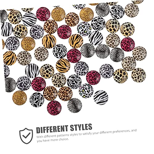 BEBEMOKO 200 Stück Leopardmuster Cabochons Flache Rückseite Schmuck Patches DIY Edelstein Anhänger für Halsketten Armbänder Basteln BEBEMOKO 200 Stück Leopardmuster Cabochons Flache Rückseite Schmuck Patches DIY Edelstein Anhänger für Halsketten Armbänder Basteln von BEBEMOKO