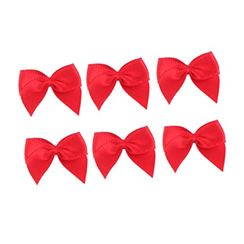 BEBEMOKO 200 Stück Satin Bowknot Accessoires für DIY Bastelprojekte Handgemachte Schleifen für Kleidung Hochzeiten und Partys Rot BEBEMOKO 200 Stück Satin Bowknot Accessoires für DIY Bastelprojekte Handgemachte Schleifen für Kleidung Hochzeiten und Partys Rot von BEBEMOKO
