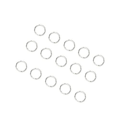 BEBEMOKO 200 Stück offene Ringe aus Edelstahl, Schlüsselanhänger, Taschenschnallen für Schmuckherstellung, Bastelprojekte und Schlüsselbänder, langlebig, leicht, geteilte Kreisverbinder BEBEMOKO 200 Stück offene Ringe aus Edelstahl, Schlüsselanhänger, Taschenschnallen für Schmuckherstellung, Bastelprojekte und Schlüsselbänder, langlebig, leicht, geteilte Kreisverbinder von BEBEMOKO