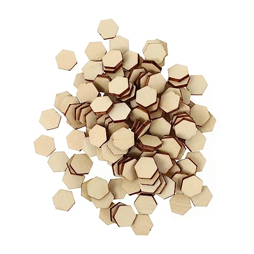 BEBEMOKO 200Stück Buchenholz Sechseckige Holzformen Dekorationen Für DIY Handwerk Bastelbedarf Für Hochzeiten Geburtstagsfeiern Und Weihnachten Holzornamente BEBEMOKO 200Stück Buchenholz Sechseckige Holzformen Dekorationen Für DIY Handwerk Bastelbedarf Für Hochzeiten Geburtstagsfeiern Und Weihnachten Holzornamente von BEBEMOKO