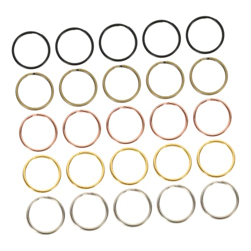BEBEMOKO 200Stücke Retro Stil Schlüsselringe Tragbare Splitringe für DIY Projekte Hochwertige Bunte Metallringe für Schlüsselanhänger und Kreative BEBEMOKO 200Stücke Retro Stil Schlüsselringe Tragbare Splitringe für DIY Projekte Hochwertige Bunte Metallringe für Schlüsselanhänger und Kreative von BEBEMOKO