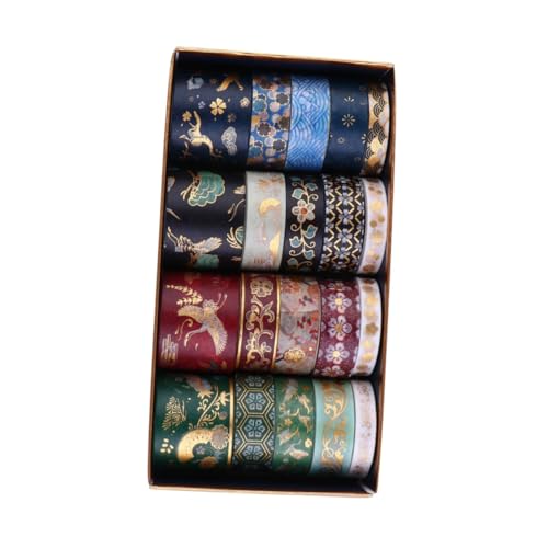 BEBEMOKO 20Rolle Bronzierendes Klebeband Kranichmuster Washi Tape Dekoration für Journaling Scrapbooking DIY Designs für Kreative Projekte BEBEMOKO 20Rolle Bronzierendes Klebeband Kranichmuster Washi Tape Dekoration für Journaling Scrapbooking DIY Designs für Kreative Projekte von BEBEMOKO