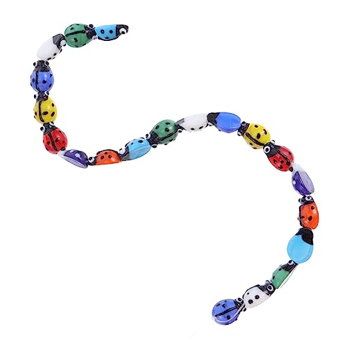 BEBEMOKO 20Stücke DIY Perlen Handgefertigtes Schmuckzubehör Glasierte Perlenteile Für Schmuckherstellung Zufällige Farben Für Armbänder BEBEMOKO 20Stücke DIY Perlen Handgefertigtes Schmuckzubehör Glasierte Perlenteile Für Schmuckherstellung Zufällige Farben Für Armbänder von BEBEMOKO