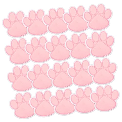 BEBEMOKO 20Stücke Hundepfoten Aufnäher mit Rückkleber Gestickte Patches für Kleidung Rucksäcke und Schuhe DIY Bastelzubehör Langlebig und Hautfreundlich BEBEMOKO 20Stücke Hundepfoten Aufnäher mit Rückkleber Gestickte Patches für Kleidung Rucksäcke und Schuhe DIY Bastelzubehör Langlebig und Hautfreundlich von BEBEMOKO