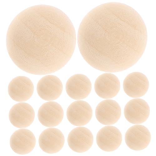 BEBEMOKO 24Stücke Unfertige Holzperlen für DIY Handwerk Halbperlen Unbehandeltem Holz Leicht und Langlebig für Bastelprojekte und Dekorationen BEBEMOKO 24Stücke Unfertige Holzperlen für DIY Handwerk Halbperlen Unbehandeltem Holz Leicht und Langlebig für Bastelprojekte und Dekorationen von BEBEMOKO