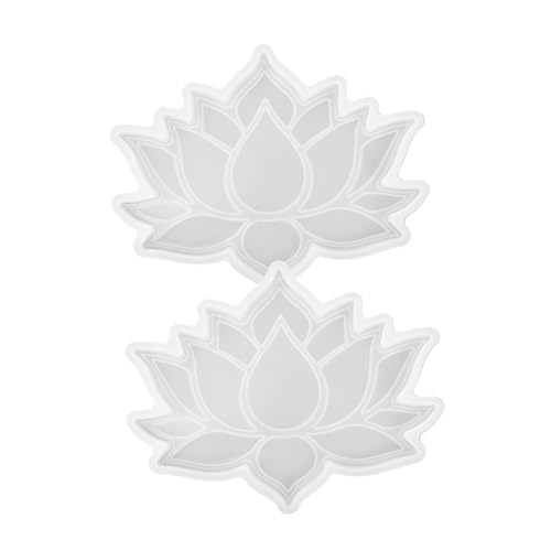 BEBEMOKO 2Stücke Lotus Untersetzer Silikonform DIY Kristall Epoxy Gießform Für Tassenmatten Nicht Haftend Langlebig Wiederverwendbar Für Handwerksprojekte BEBEMOKO 2Stücke Lotus Untersetzer Silikonform DIY Kristall Epoxy Gießform Für Tassenmatten Nicht Haftend Langlebig Wiederverwendbar Für Handwerksprojekte von BEBEMOKO