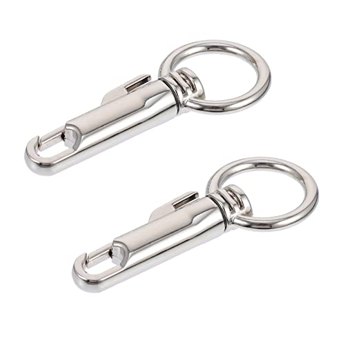 BEBEMOKO 2Stücke Schlüsselanhänger Snap Haken Verstellbare Metall Schnapphaken Für DIY Projekte Taschen Haustierleinen Und Mehr Hochwertige Clips Für Einfache Handhabung BEBEMOKO 2Stücke Schlüsselanhänger Snap Haken Verstellbare Metall Schnapphaken Für DIY Projekte Taschen Haustierleinen Und Mehr Hochwertige Clips Für Einfache Handhabung von BEBEMOKO