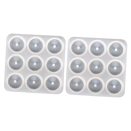BEBEMOKO 2Stücke Silikonformen Für DIY Halskettenanhänger Runde Schmuckformen Für Fake Jade Anhänger Wiederverwendbare Gießformen Für Anfänger Und Profis BEBEMOKO 2Stücke Silikonformen Für DIY Halskettenanhänger Runde Schmuckformen Für Fake Jade Anhänger Wiederverwendbare Gießformen Für Anfänger Und Profis von BEBEMOKO