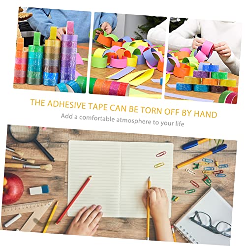 BEBEMOKO 2Stücke Washi Tape pro Karikatur und Dekoratives Klebeband für DIY Scrapbooking und Journaling für Kreative Bastelprojekte und Geschenkverpackungen von BEBEMOKO