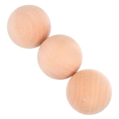 BEBEMOKO 3 STÜCKE Natürliche Holzkugeln Massive Holzrundlinge ohne Bohrung Glatt Geschliffen für Basteln DIY Dekoration Stopper Ersatzkugel BEBEMOKO 3 STÜCKE Natürliche Holzkugeln Massive Holzrundlinge ohne Bohrung Glatt Geschliffen für Basteln DIY Dekoration Stopper Ersatzkugel von BEBEMOKO
