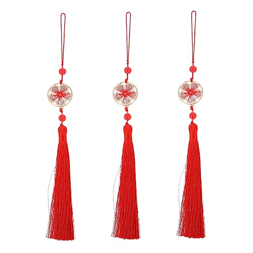 BEBEMOKO 3 Stück Blumenquasten Anhänger Handgefertigte Lesezeichen Quasten für Taschen Schlüsselanhänger und Wohnkultur Vielseitig Einsetzbar BEBEMOKO 3 Stück Blumenquasten Anhänger Handgefertigte Lesezeichen Quasten für Taschen Schlüsselanhänger und Wohnkultur Vielseitig Einsetzbar von BEBEMOKO