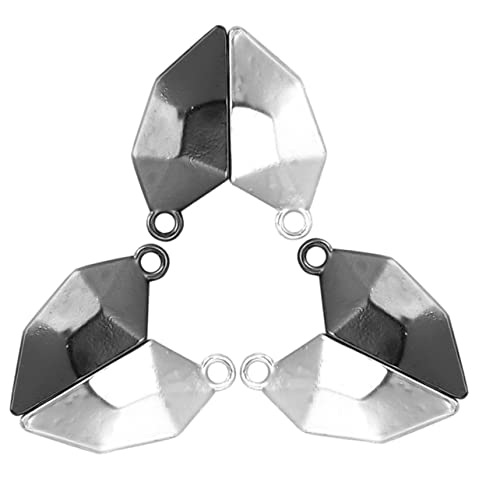 BEBEMOKO 3 Stück Herz Magnetanhänger Silberzange Herz Charm Armband Armbänder Verschlüsse Ringe Schmuckarmband Set Perlen Halskette Perlenarmband Bastelset Magnetverschluss von BEBEMOKO