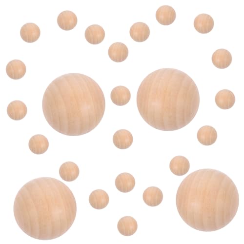 BEBEMOKO 30 Stück Einfache Holzperlen Große Perlen Zum Basteln Kugeln Aus Hartholz Dekorativ Natürliche Runde Perle Rundes Mini-perlen Malen Basteln Mit Großen Perlen Ball Bambus BEBEMOKO 30 Stück Einfache Holzperlen Große Perlen Zum Basteln Kugeln Aus Hartholz Dekorativ Natürliche Runde Perle Rundes Mini-perlen Malen Basteln Mit Großen Perlen Ball Bambus von BEBEMOKO