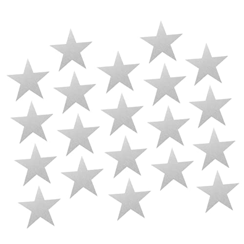 BEBEMOKO 30 Stück Fünfzackiger Stern aus Papier büro dekoration classroom decorations Dekorationen Sternausschnitte für Pinnwand Decoupage-Papier zarte Papierausschnitte Grußkarten-Dekore von BEBEMOKO