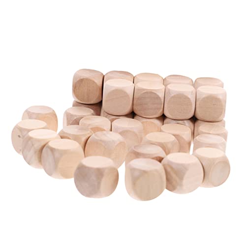 BEBEMOKO 30 Stück Holzwürfel bescherung weihnachten buchstabenwürfel DIY holzsteckwürfel geburtstagsmitgebsl DIY- aus Holz leere Würfelzubehör für leere Blöcke BEBEMOKO 30 Stück Holzwürfel bescherung weihnachten buchstabenwürfel DIY holzsteckwürfel geburtstagsmitgebsl DIY- aus Holz leere Würfelzubehör für leere Blöcke von BEBEMOKO