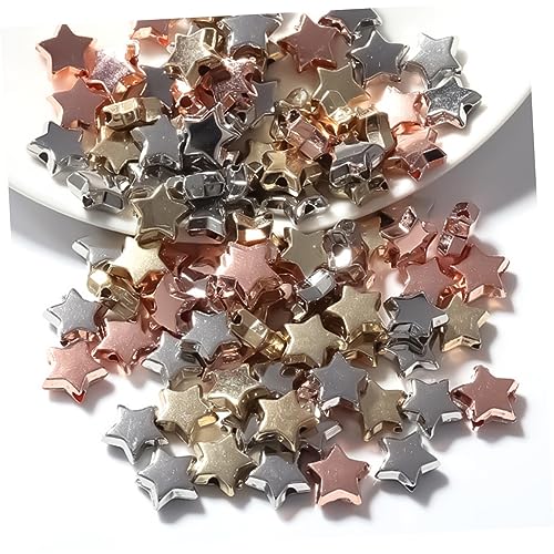 BEBEMOKO 300 Stück Bunte Stern Perlen für Schmuckherstellung Langlebige DIY Beads mit Glatten Kanten zum Auffädeln von Armbändern und Halsketten Kreative Spacer Perlen für Einzigartige BEBEMOKO 300 Stück Bunte Stern Perlen für Schmuckherstellung Langlebige DIY Beads mit Glatten Kanten zum Auffädeln von Armbändern und Halsketten Kreative Spacer Perlen für Einzigartige von BEBEMOKO