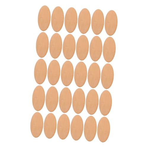 BEBEMOKO 30Stücke Unfertige Ovale Holzscheiben Naturholz für DIY Handwerk Hochzeit Ornamente und Gestaltungsmöglichkeiten BEBEMOKO 30Stücke Unfertige Ovale Holzscheiben Naturholz für DIY Handwerk Hochzeit Ornamente und Gestaltungsmöglichkeiten von BEBEMOKO